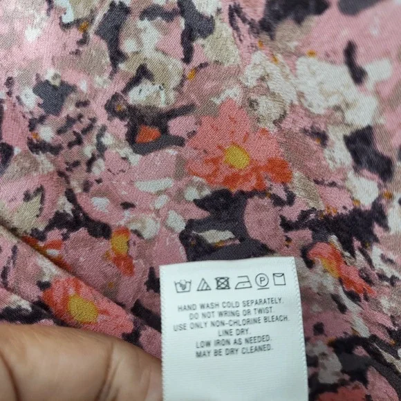 Maeve Top S Cold Shoulder Ruffle Dainty‎ Floral  Lightweight Cottage Boho Garden - Picture 11 of 16